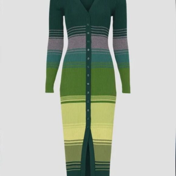 STAUD Pine Forest Shoko Dress Size XL - Picture 4 of 5